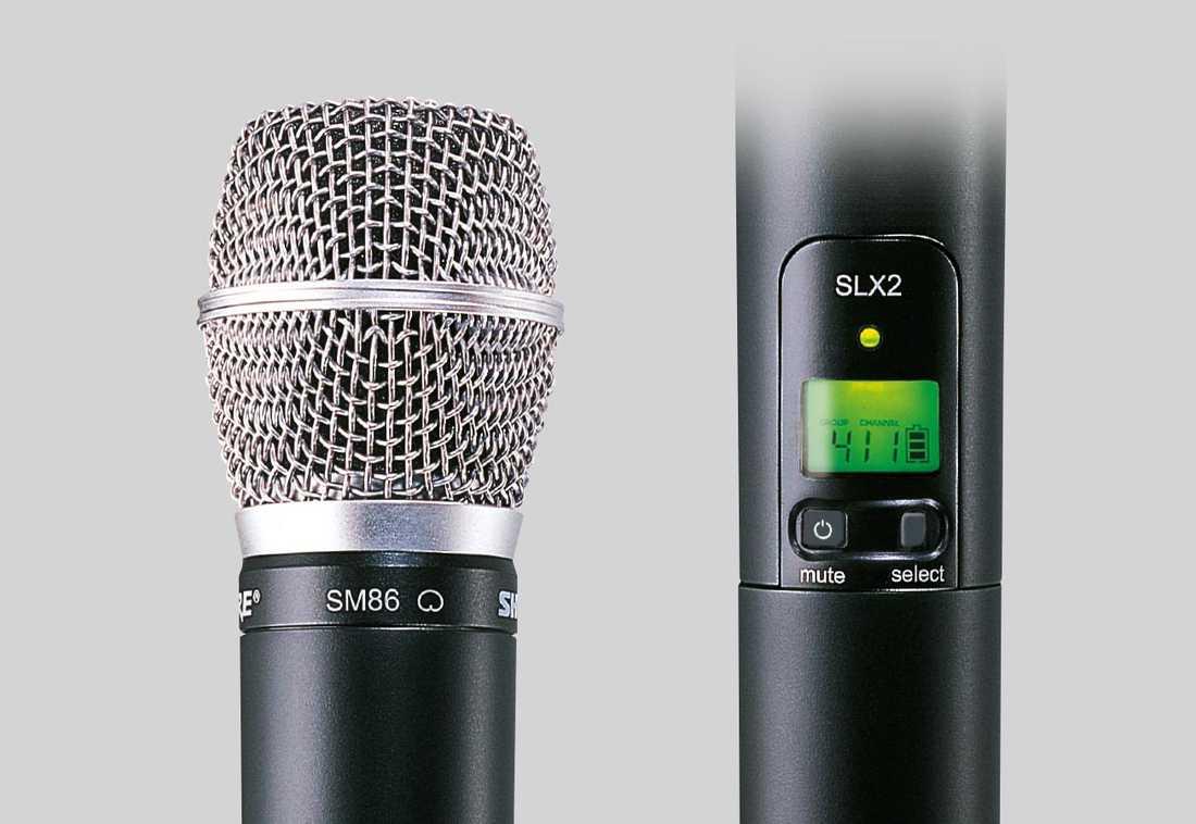 SHURE SLX2 SM86 G5 Wireless Microphone Transmitter SM86 494 518 MHz