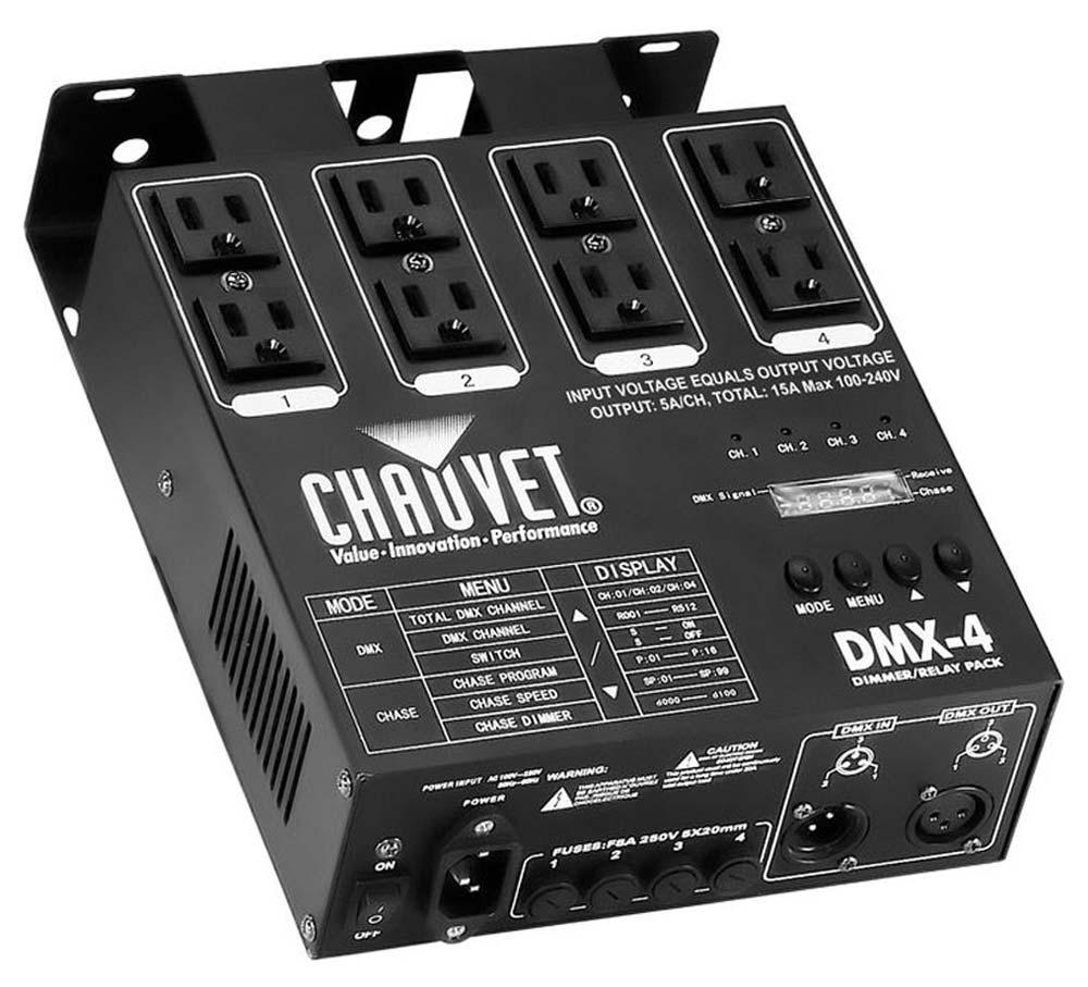 CHAUVET DMX-4 | Four Channel DMX Switch/Dimmer Pack | agiprodj