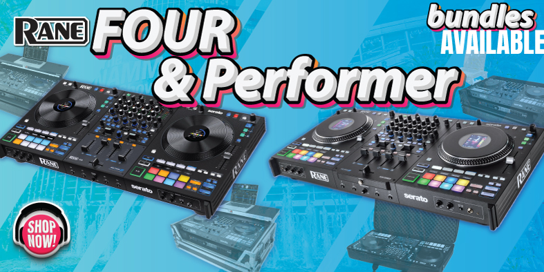 Rane Performer/Four DJ Controllers, Bundles - Advanced Rane DJ Equipment Technology for Professionals 