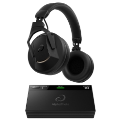 AlphaTheta HDJ-F10-TX Wireless Monitor Headphones with Transmitter