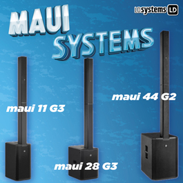 LD Systems Maui PA Speaker Systems for Professional Mobile DJs and Musicians  