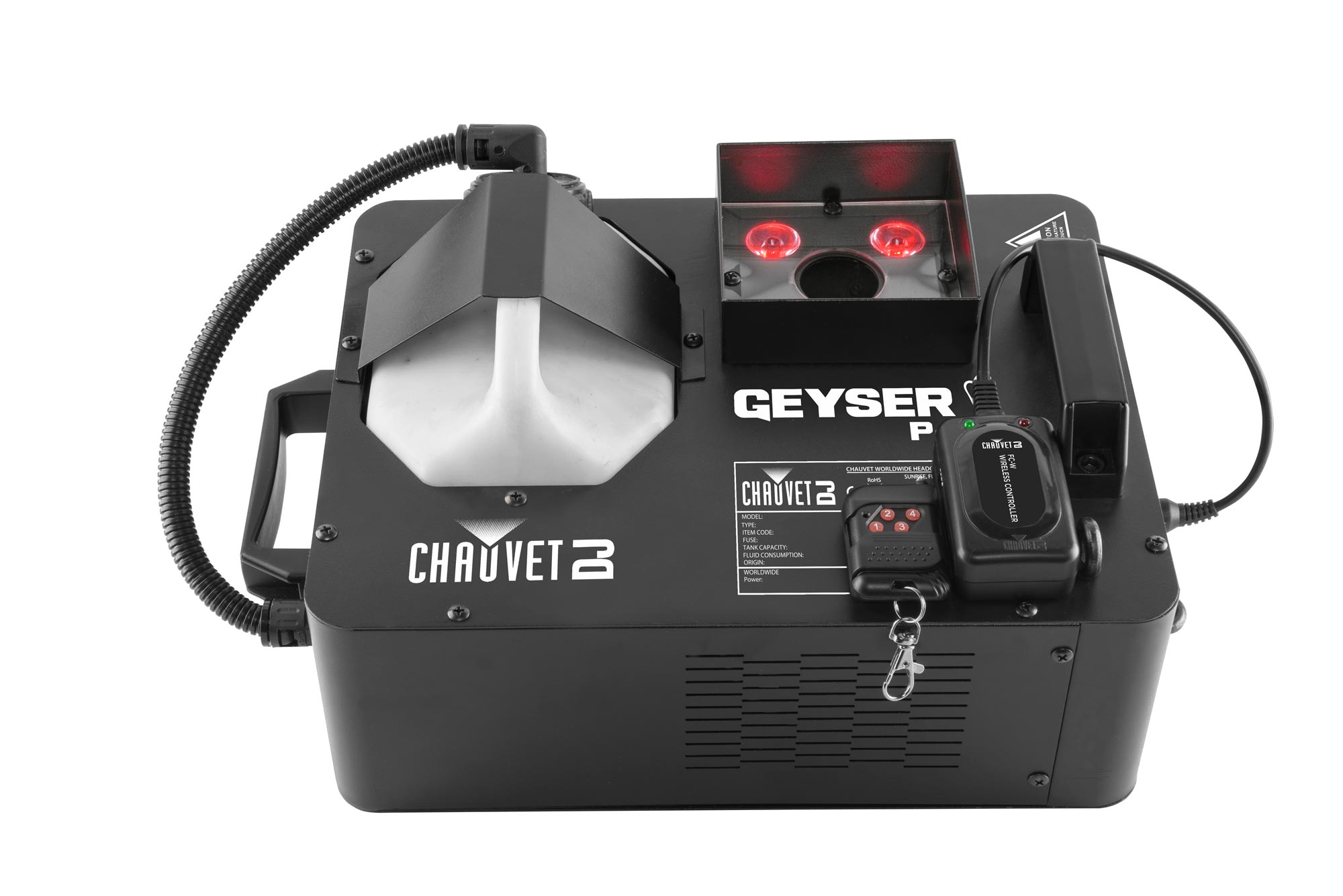 CHAUVET DJ GEYSER P4 Vertical Fog Machine Cryo Like Effect with RGBA+UV