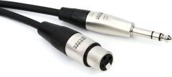 HOSA HXS-001.5 REAN XLR3F to 1/4 in TRS Pro Balanced Interconnect Cable 1.5 feet