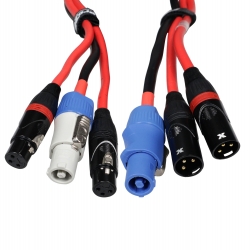 ProX XC-PWC14-DXLR100 100FT Jumper Power Connection With Dual XLR-F And XLR-M