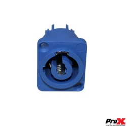 ProX XC-PWCP-BLUE Panel Mount Blue Powercon Male Connector