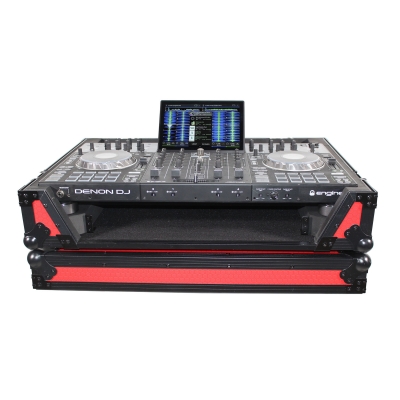 PROX XS-PRIME4 WRB Red/Black ATA Flight Case For Denon PRIME 4 DJ Controller