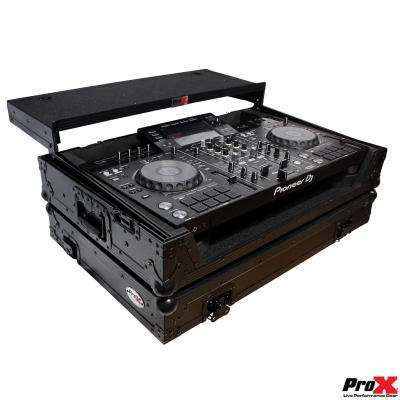 ProX XS-XDJRX2WLTBL Fits Pioneer XDJ-RX2 Sliding Laptop Tray Case Black on Black